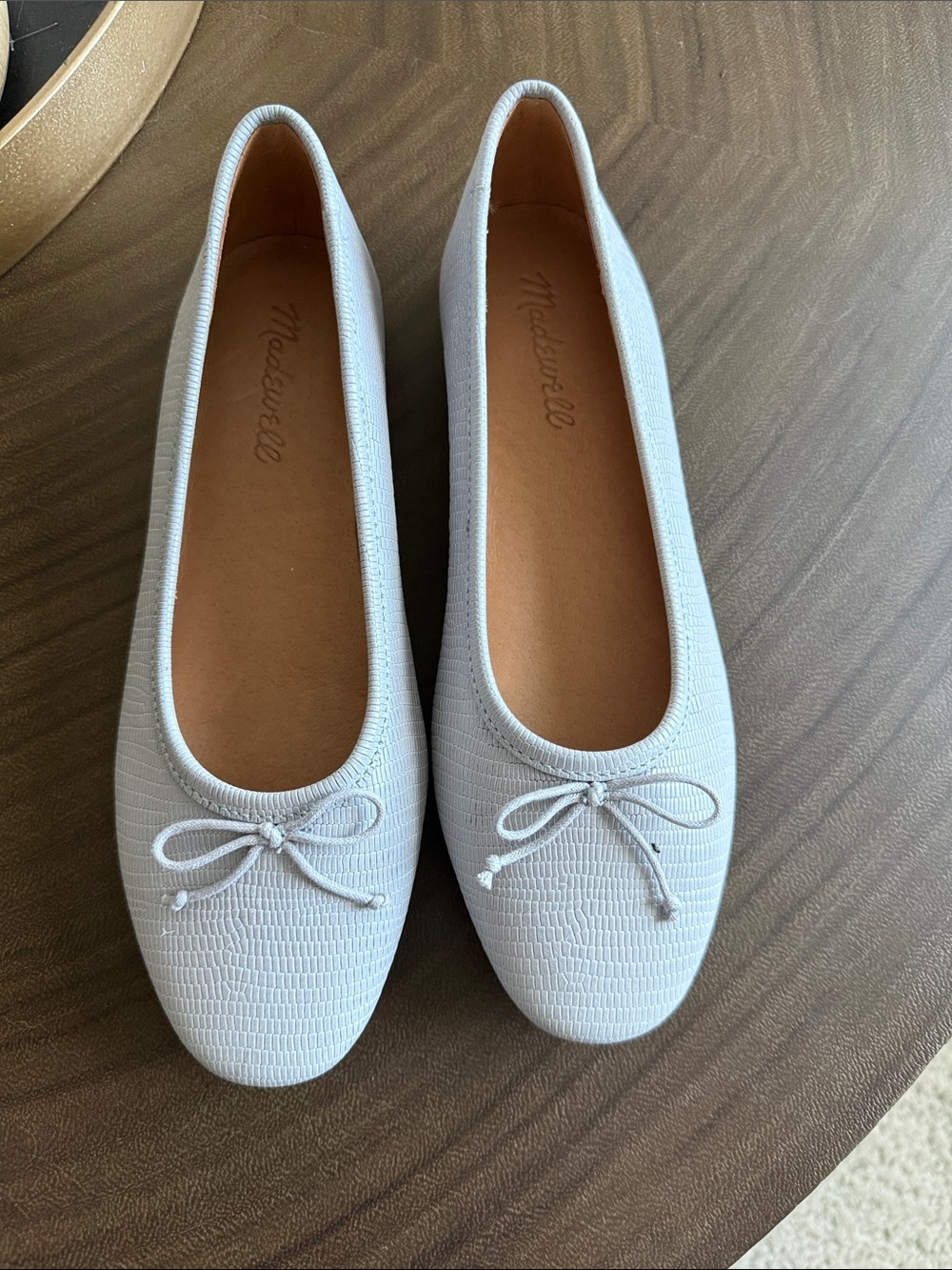 Madewell Women's Bow-Trim Ballet Flats Size 6
